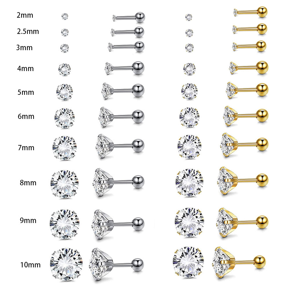 1 para stal chirurgiczna złap  – Body Jewelry Surgical Steel recenzja i cena